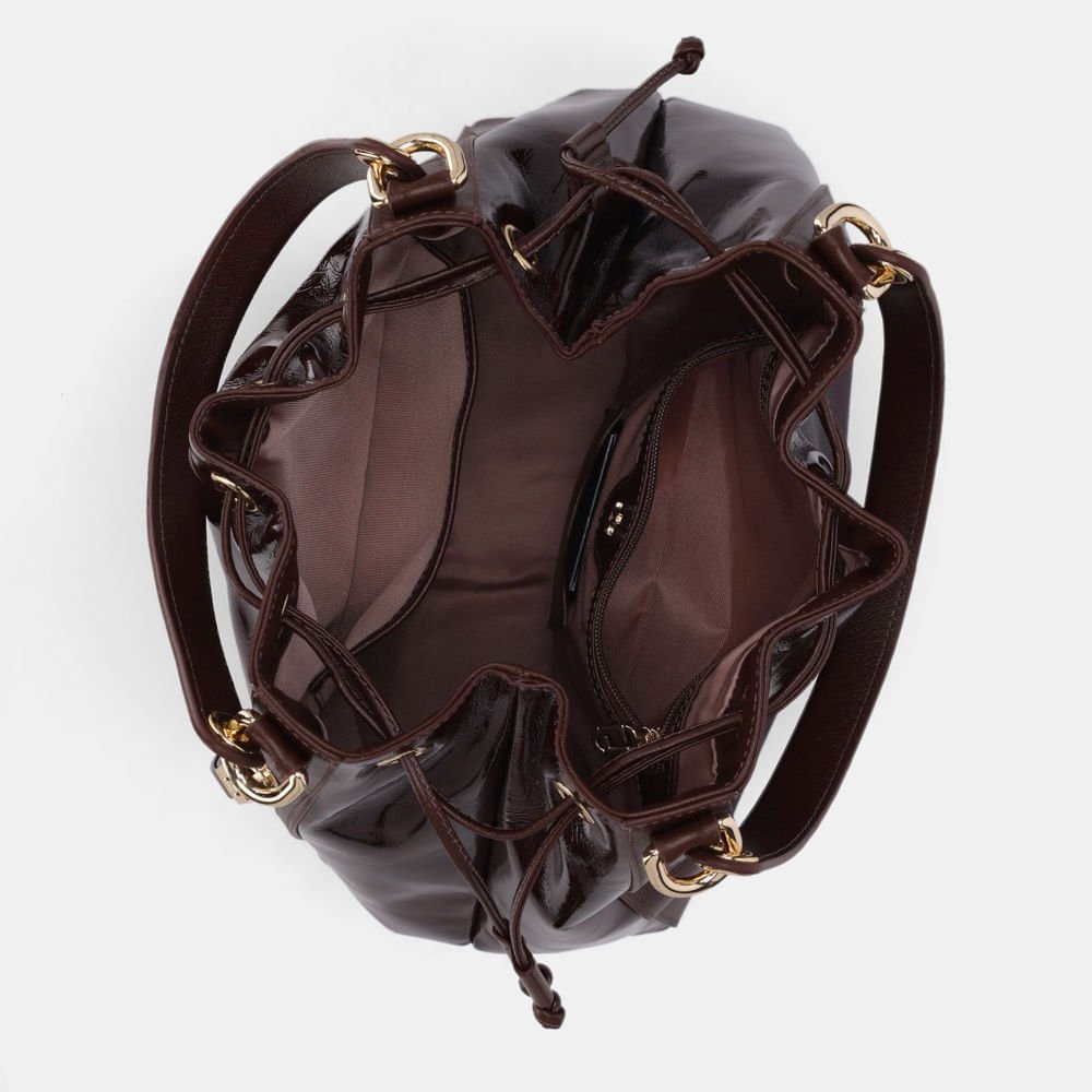Bolsa Kiara Bucket Grande Murano Trufa - 10006643 Trufa 5