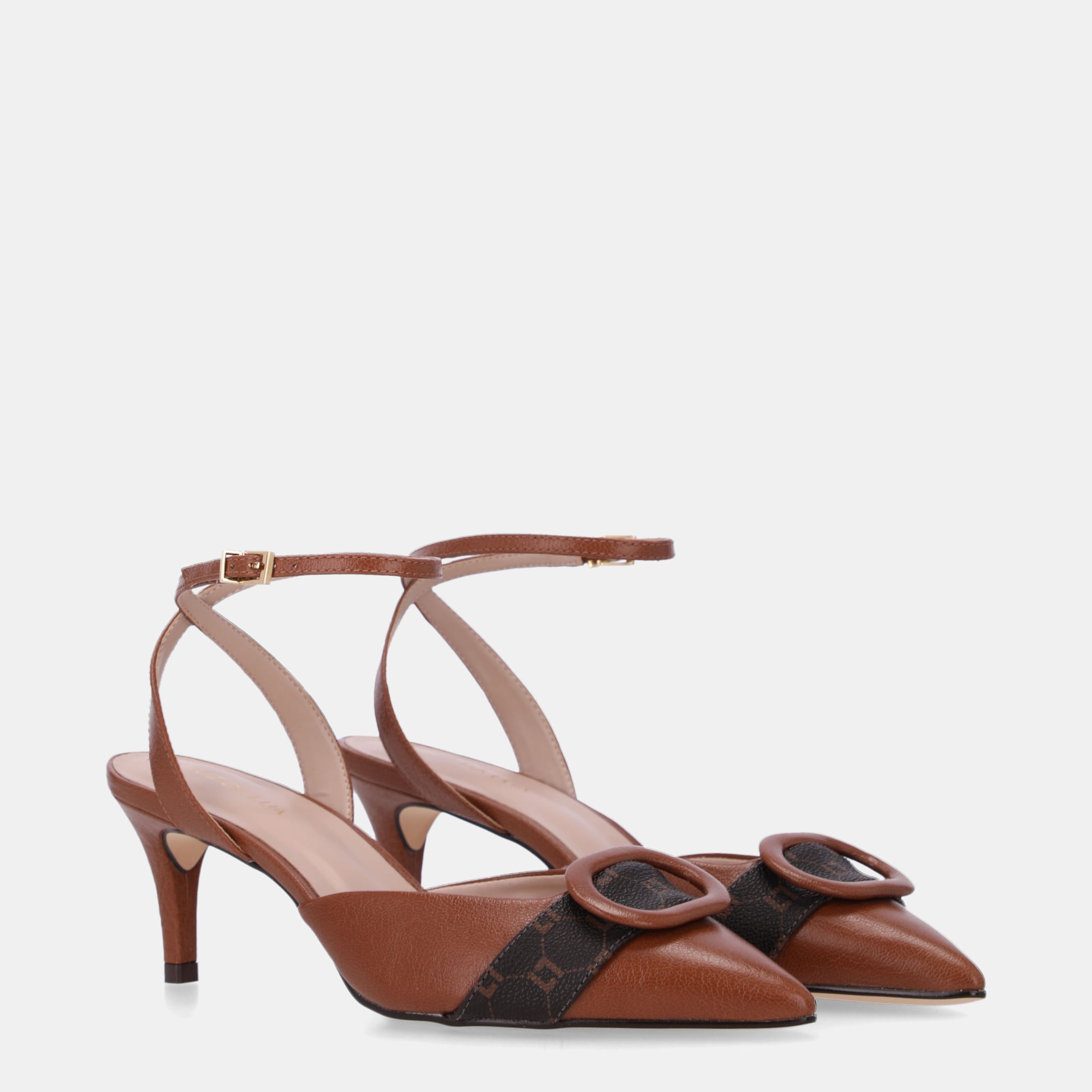 Slingback Monograma Mocca Com Atacama Ambar - 80830011 Mocca 2