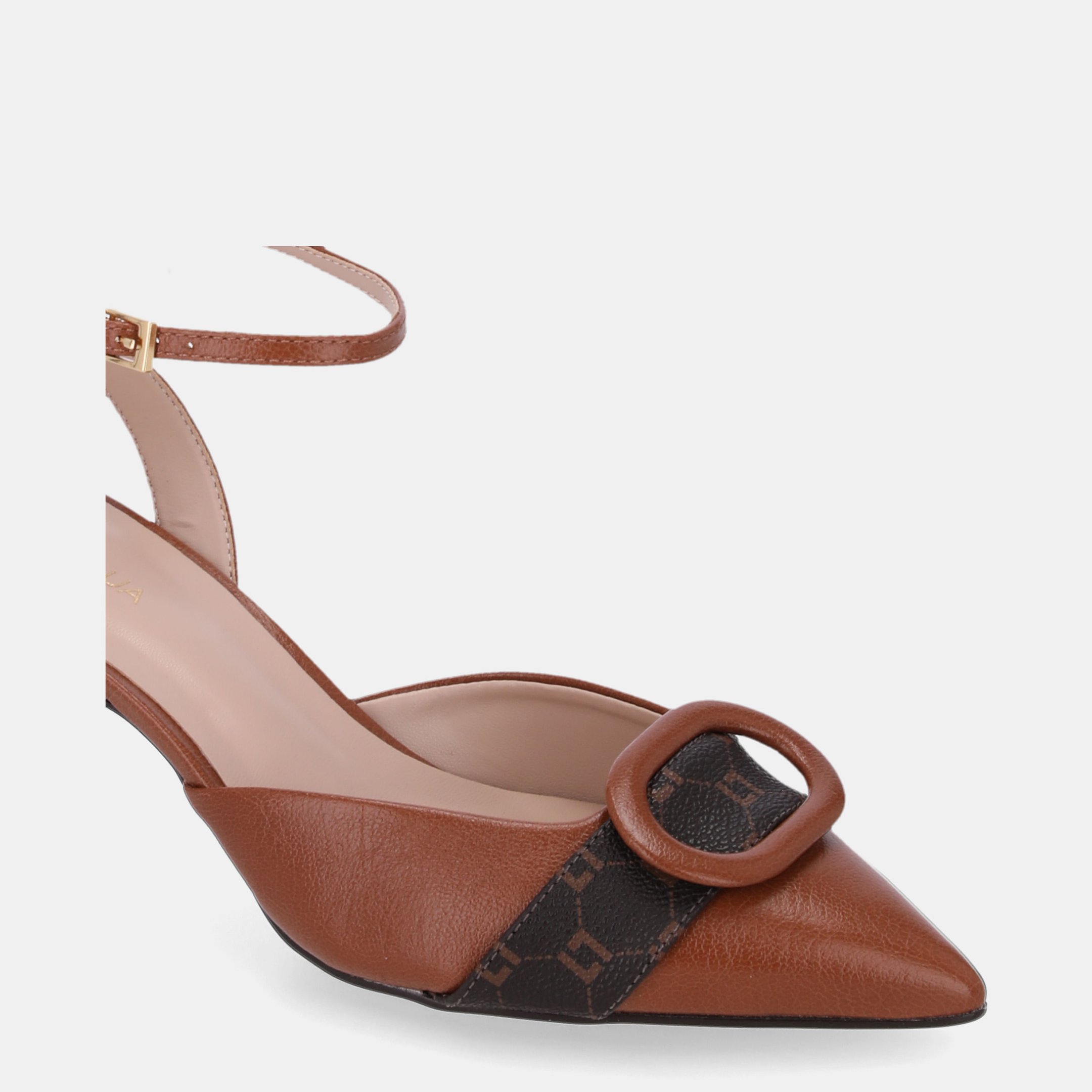 Slingback Monograma Mocca Com Atacama Ambar - 80830011 Mocca 4