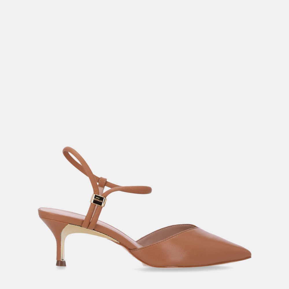Slingback Saara Amêndoa - 58060001