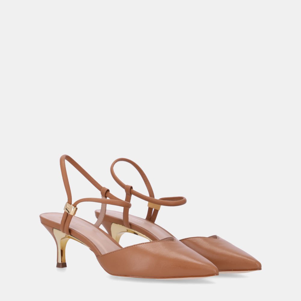 Slingback Saara Amêndoa - 58060001 Amêndoa 2