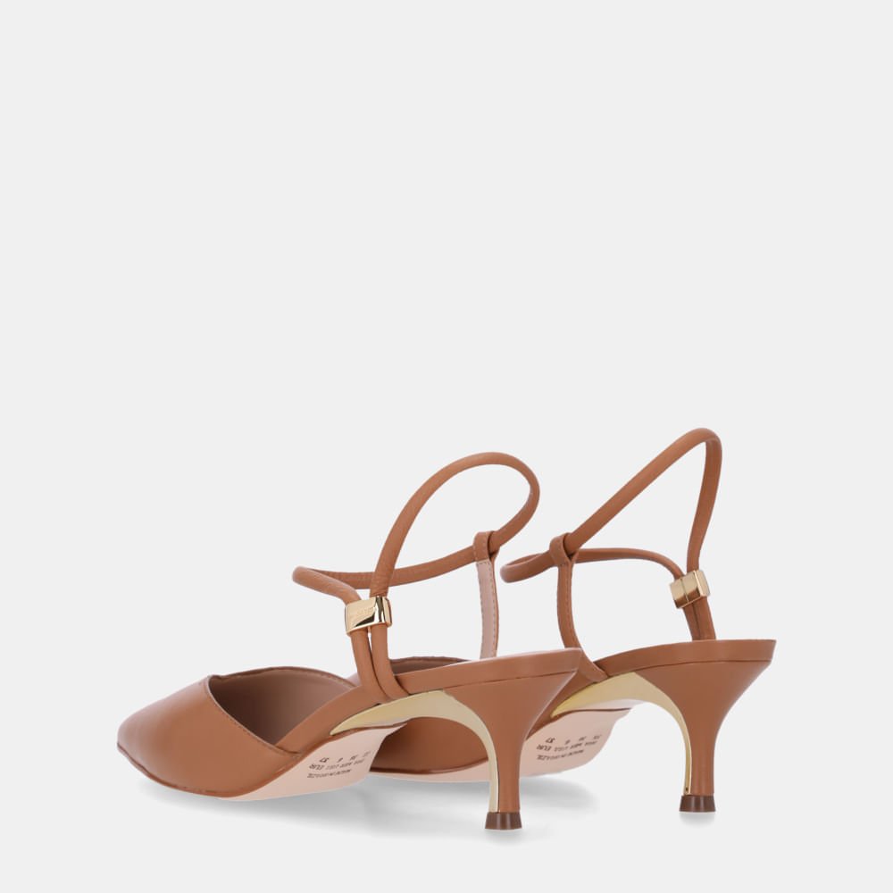 Slingback Saara Amêndoa - 58060001 Amêndoa 3