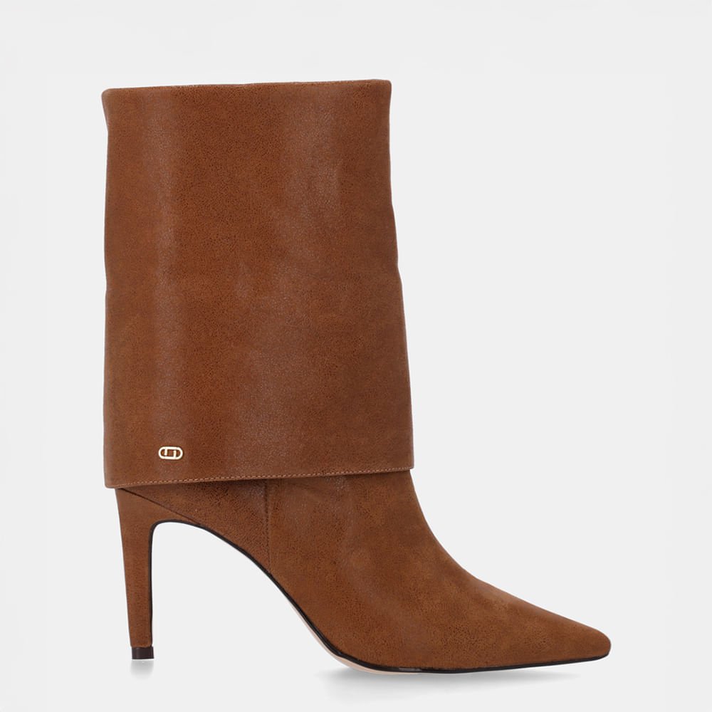 Bota Cano Médio Arenito Canela - 80480039