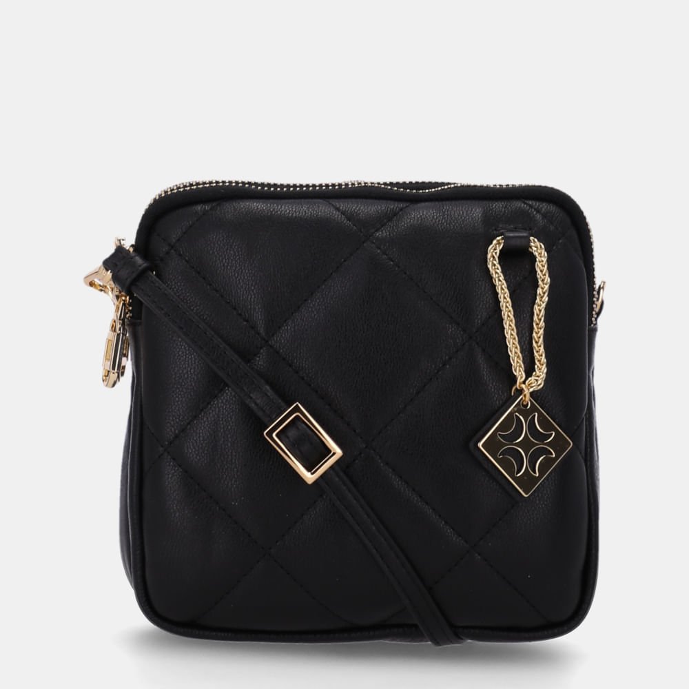Bolsa Tiracolo Pequena Saara Preto - 2000453