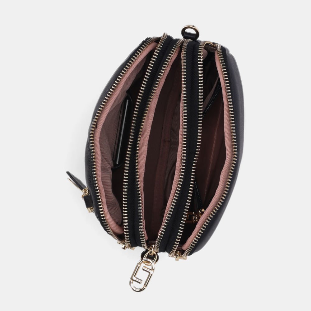 Bolsa Tiracolo Pequena Saara Preto - 2000453 Preto 4