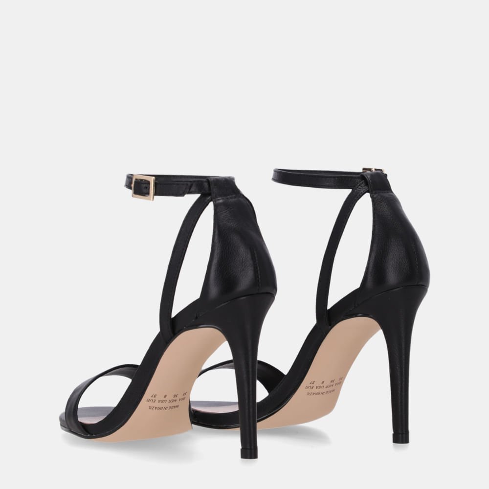 Sandália Salto Saara Preto - 55822800 Preto 3