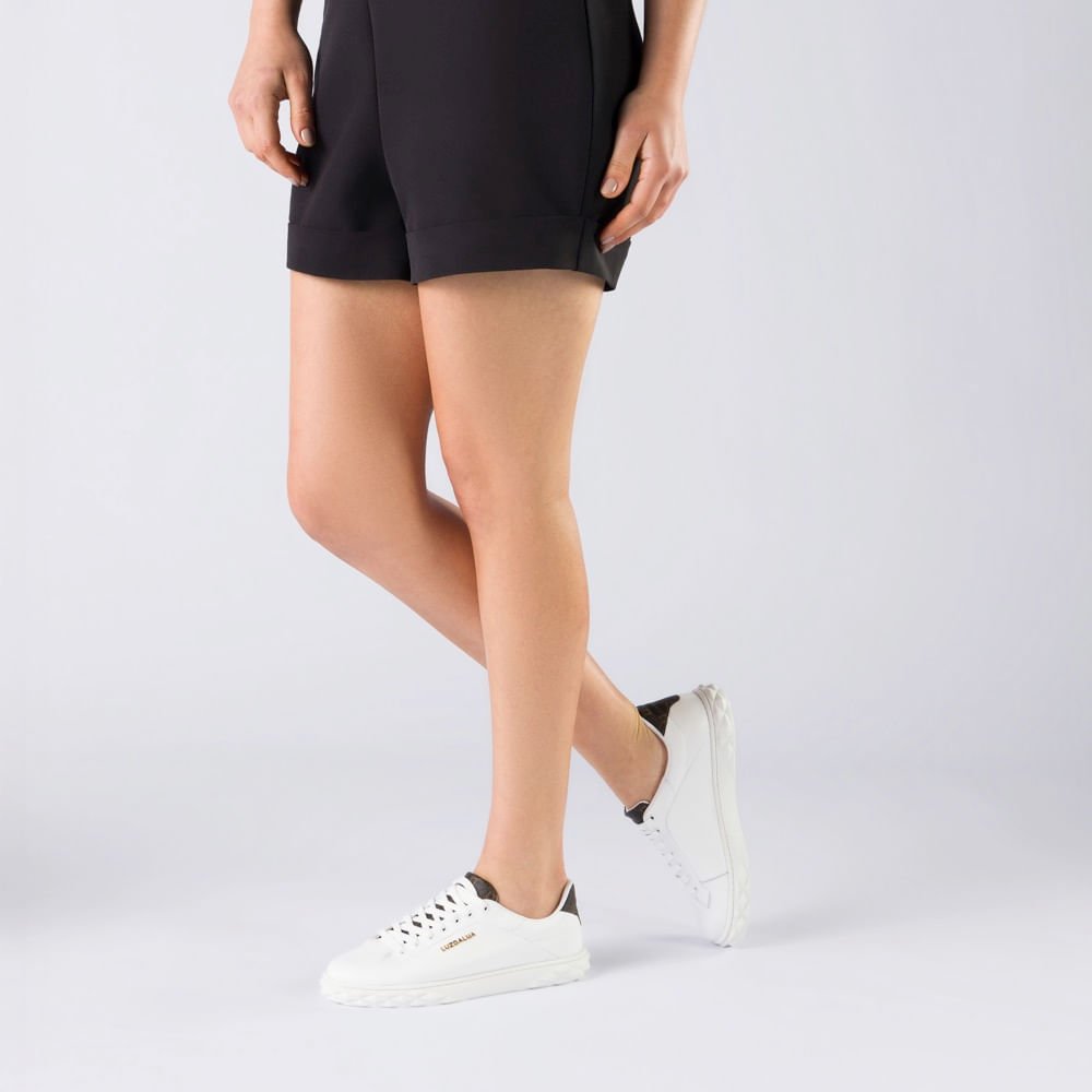 Tênis Monograma Mocca - 80900003 Branco/Mocca 2