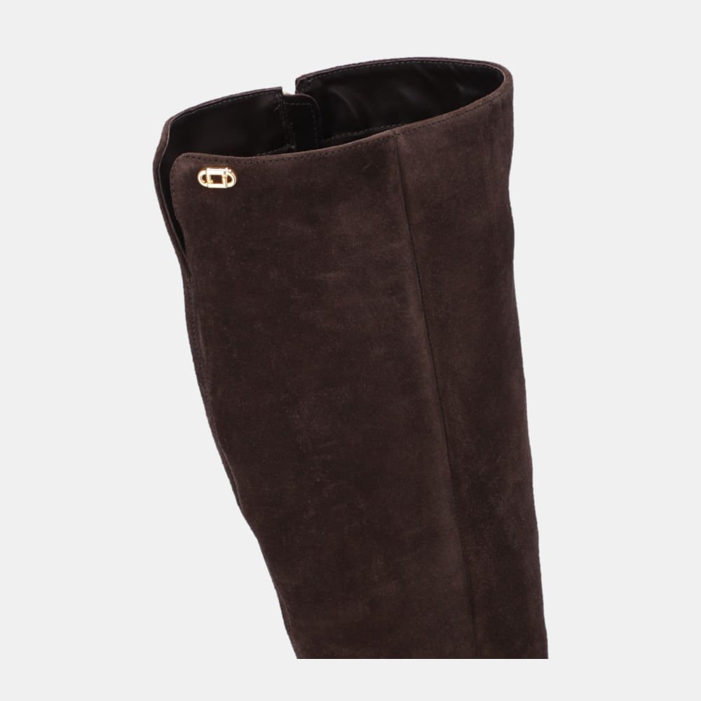 Bota Cano Longo Camurça Cacau - 80740003 Cacau 5