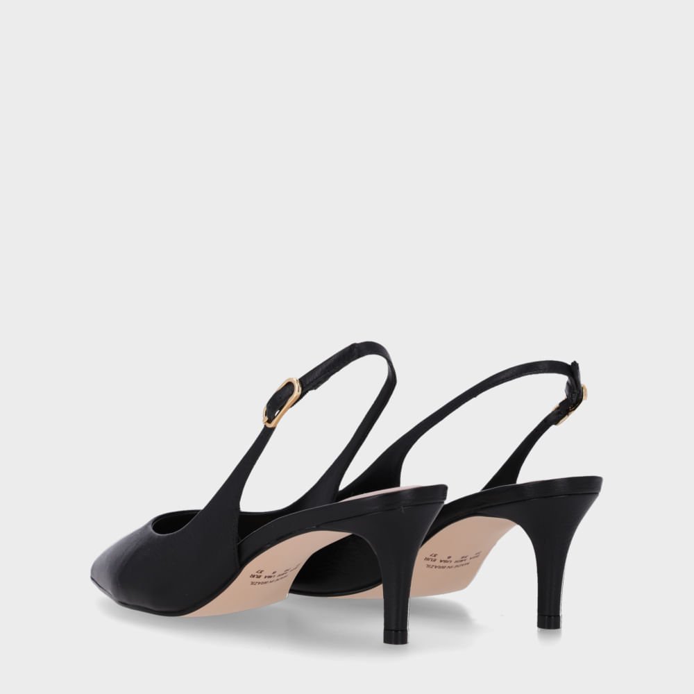 Slingback Saara Preto - 80830002 Preto 3