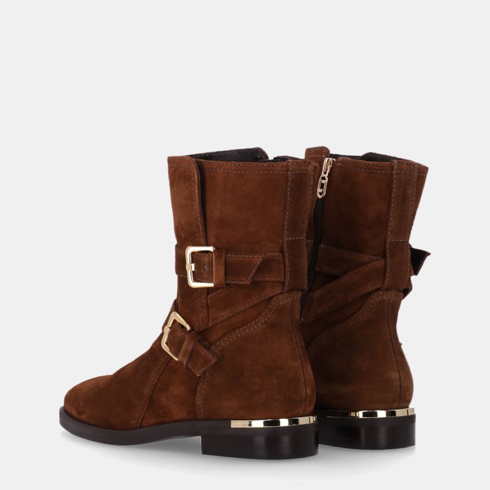 Bota Cano Curto Camurça Trufa - 80450016 Trufa 3