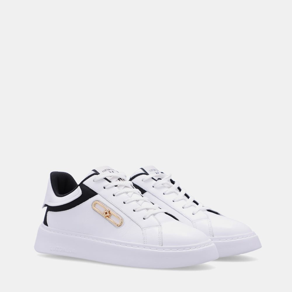 Tênis Tecido Gorgorão Preto - 80620014 Branco/Preto 2