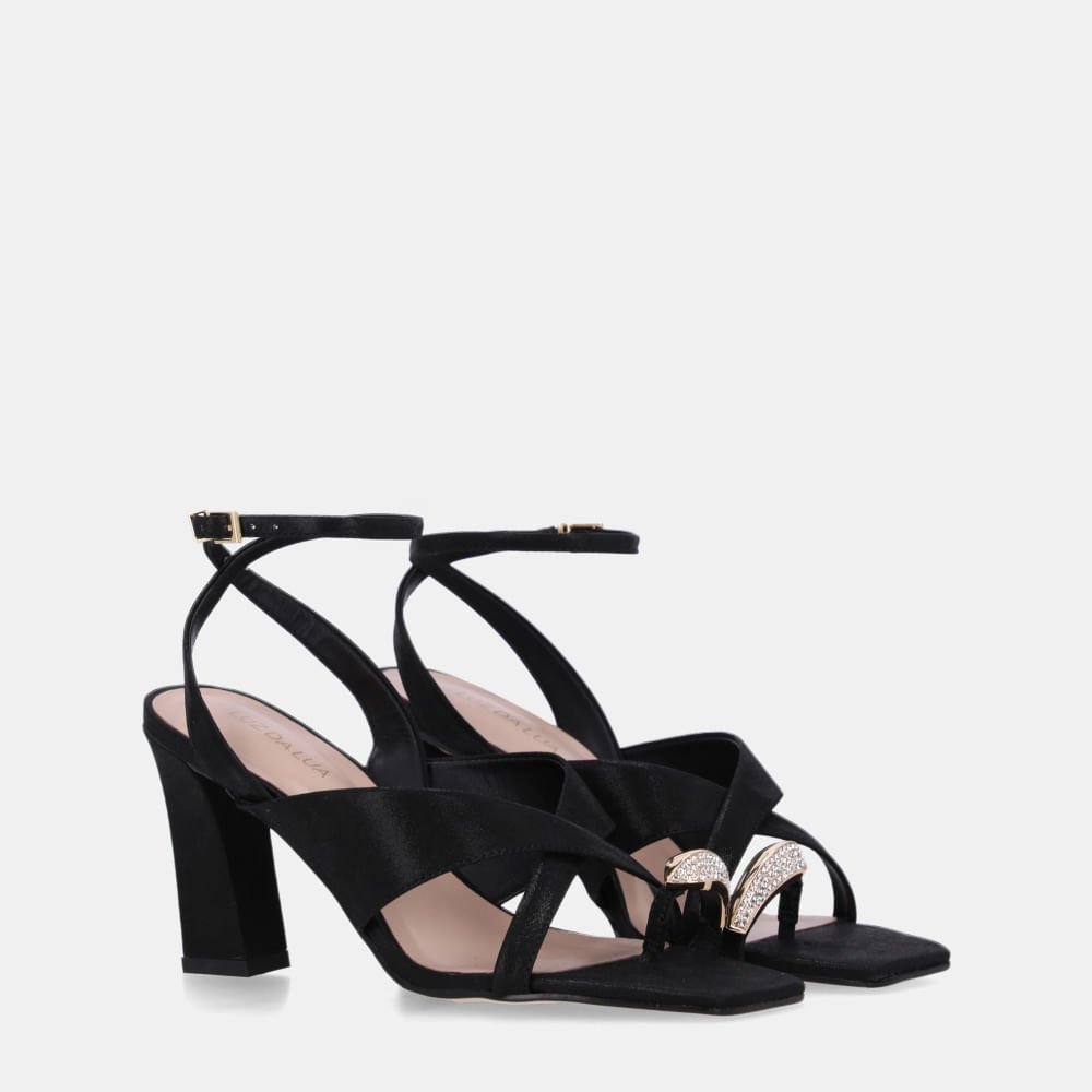 Sandália De Salto Puntini Preto - 80790011 Preto 2