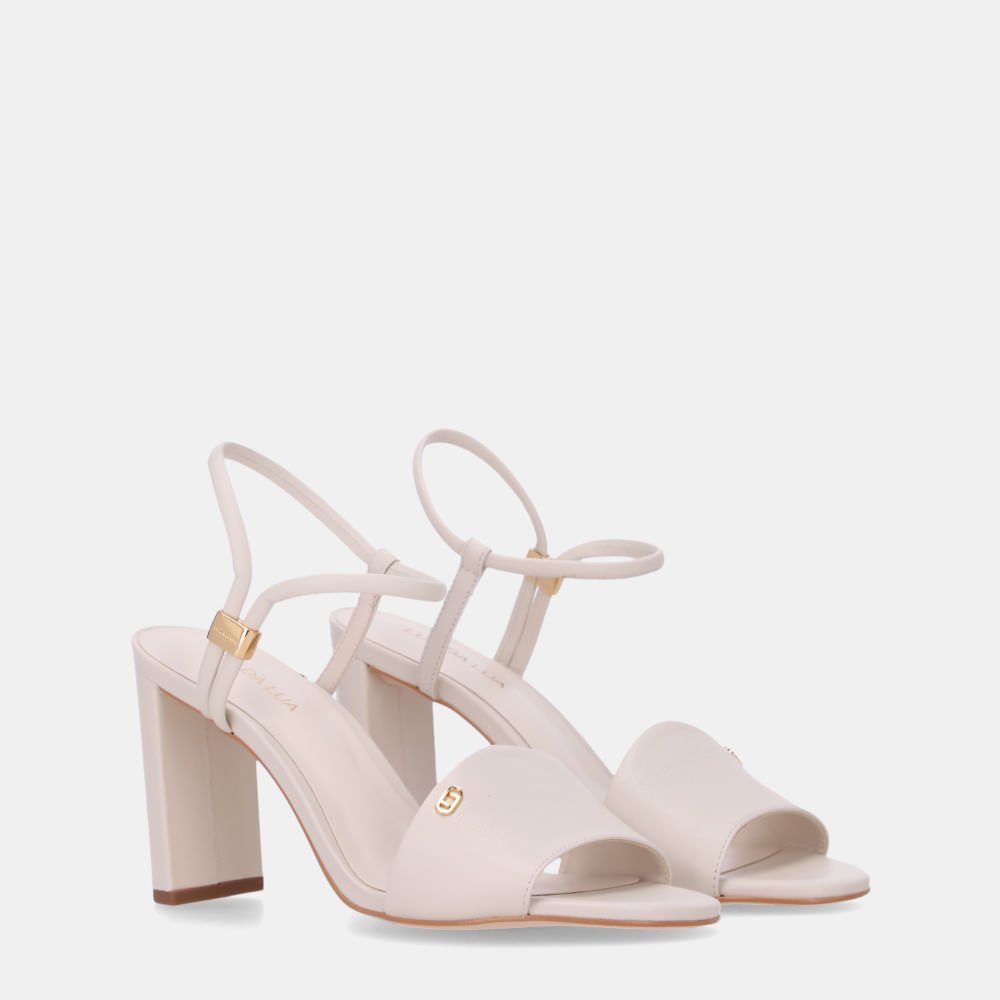 Sandália Salto Saara Panna - 80380034 Panna 2