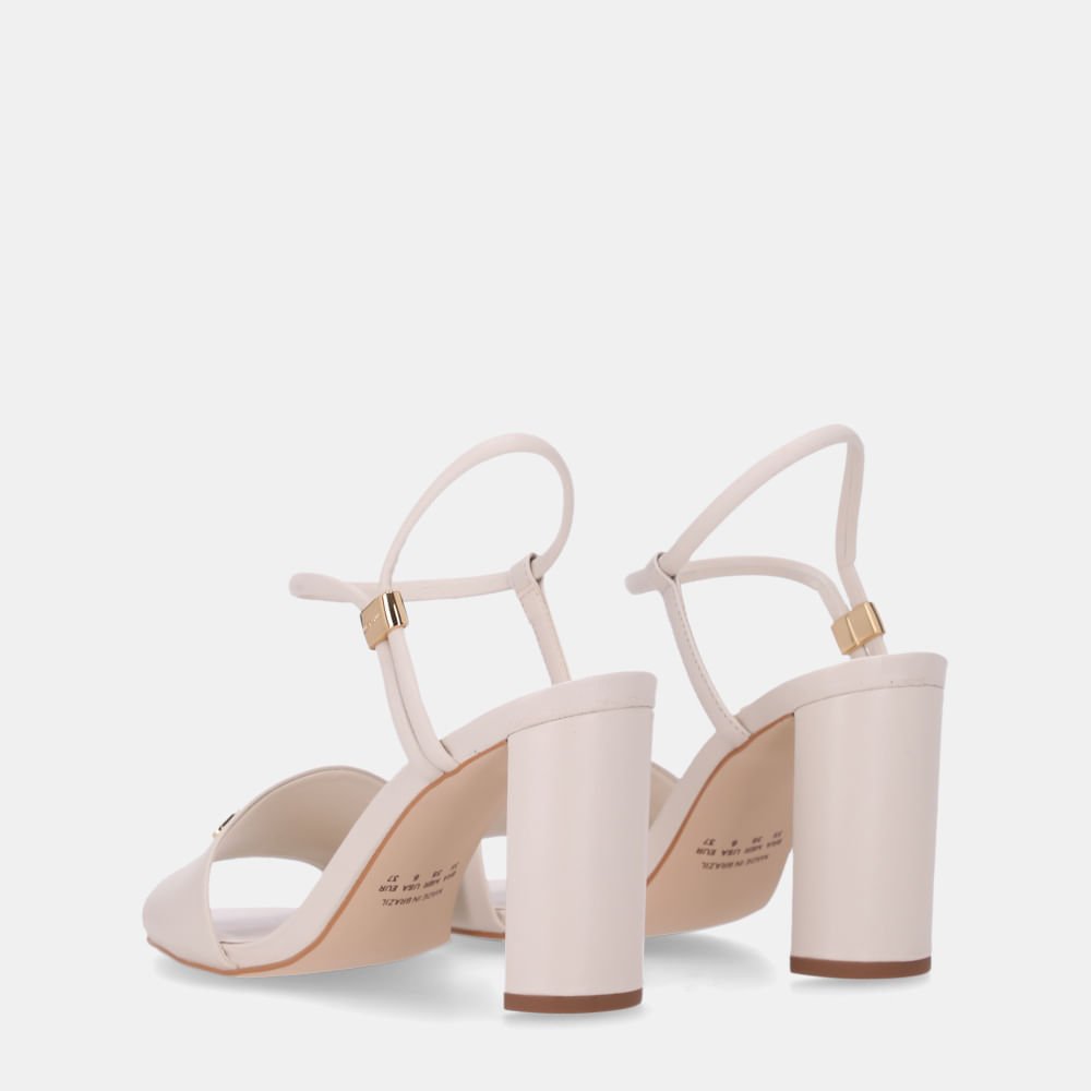 Sandália Salto Saara Panna - 80380034 Panna 3