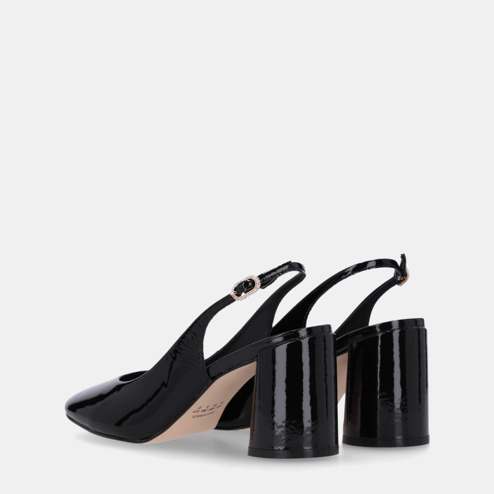 Slingback Verona Preto - 80860002 Preto 4