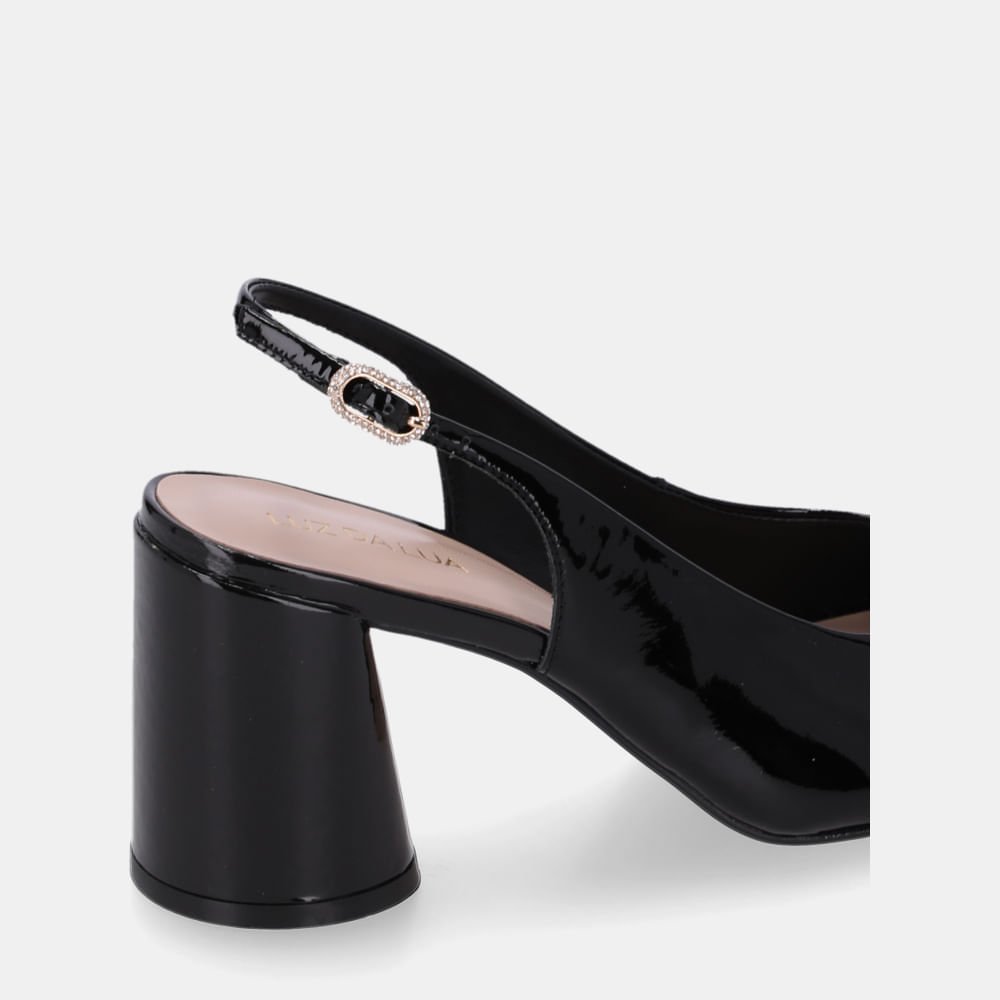 Slingback Verona Preto - 80860002 Preto 5