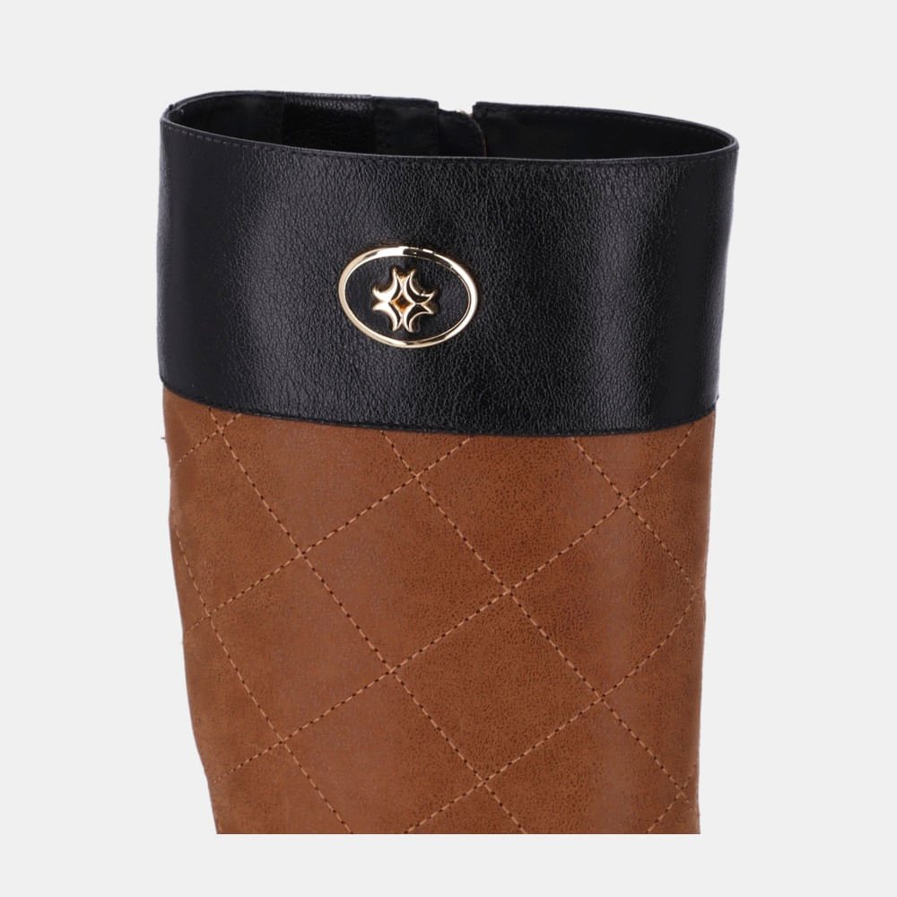 Bota Cano Longo Arenito Canela Com Atacama Preto - 81060002 Canela 5