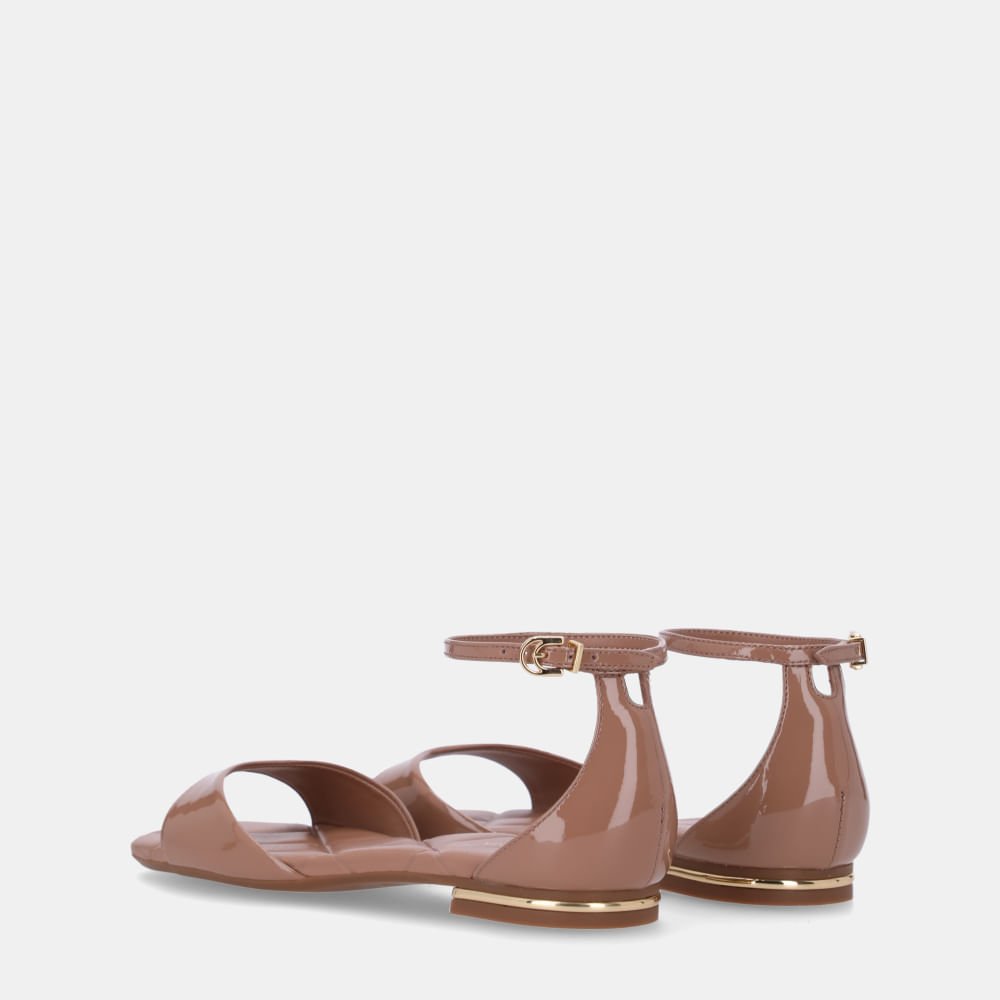 Sandália Rasteira Verona Mousse - 80960001 Mousse 3