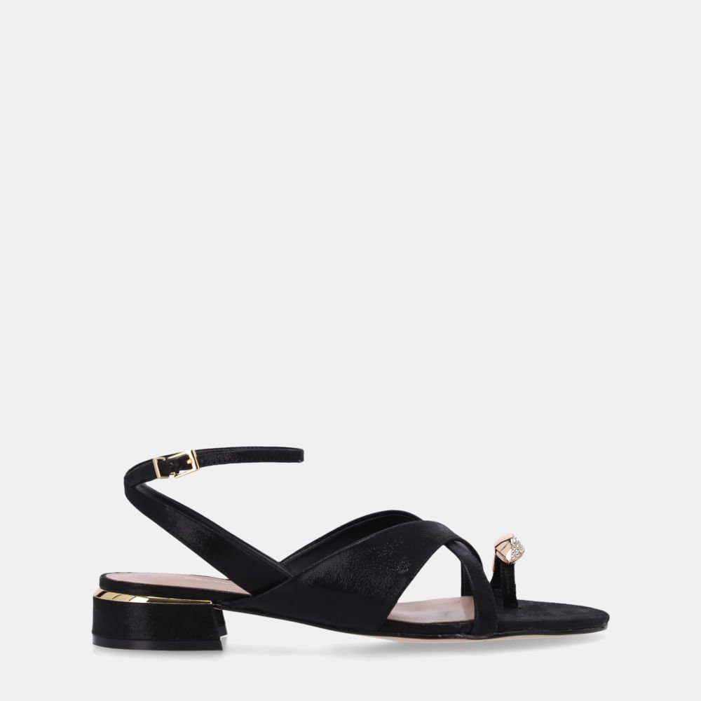 Sandália Rasteira Puntini Preto - 80910005