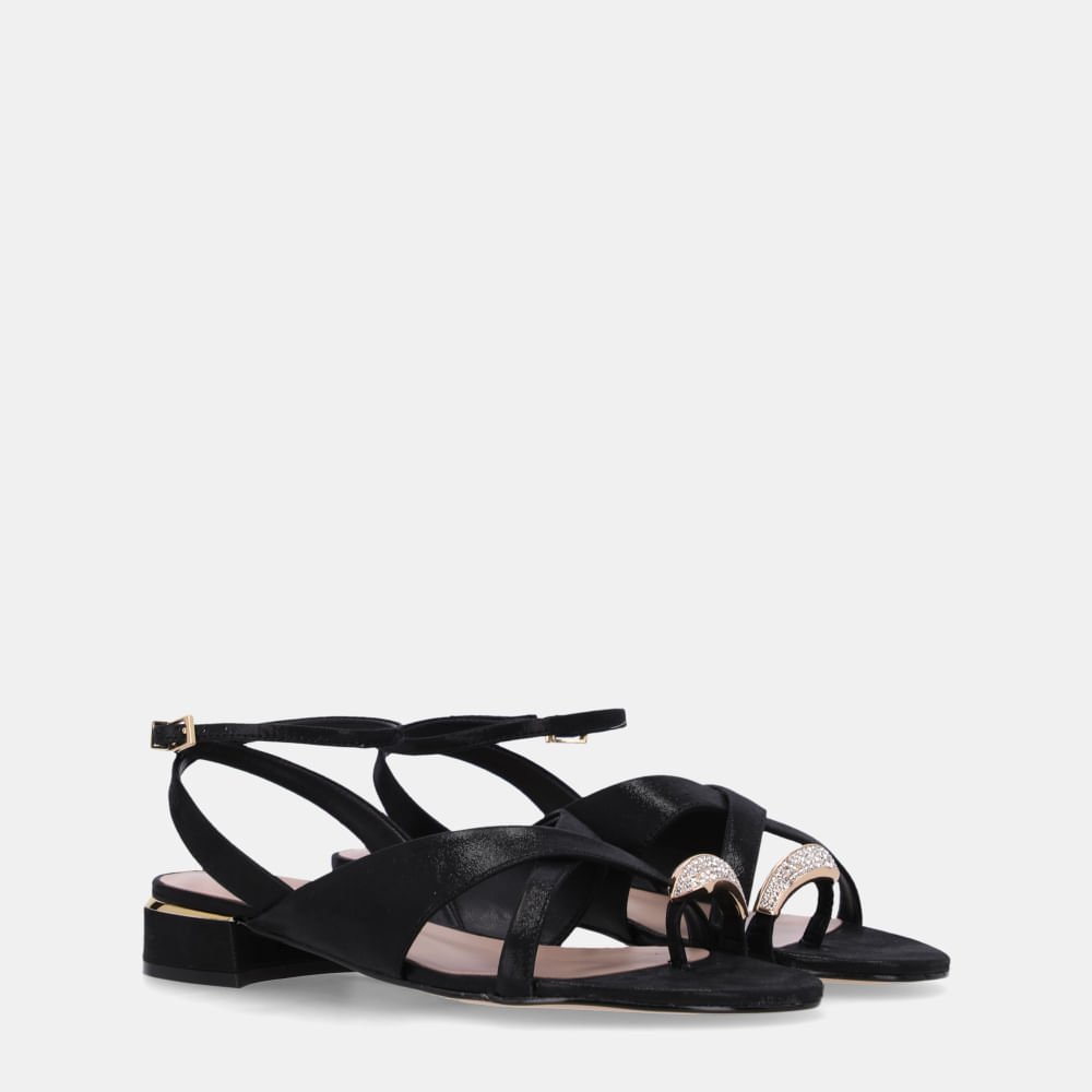 Sandália Rasteira Puntini Preto - 80910005 Preto 2