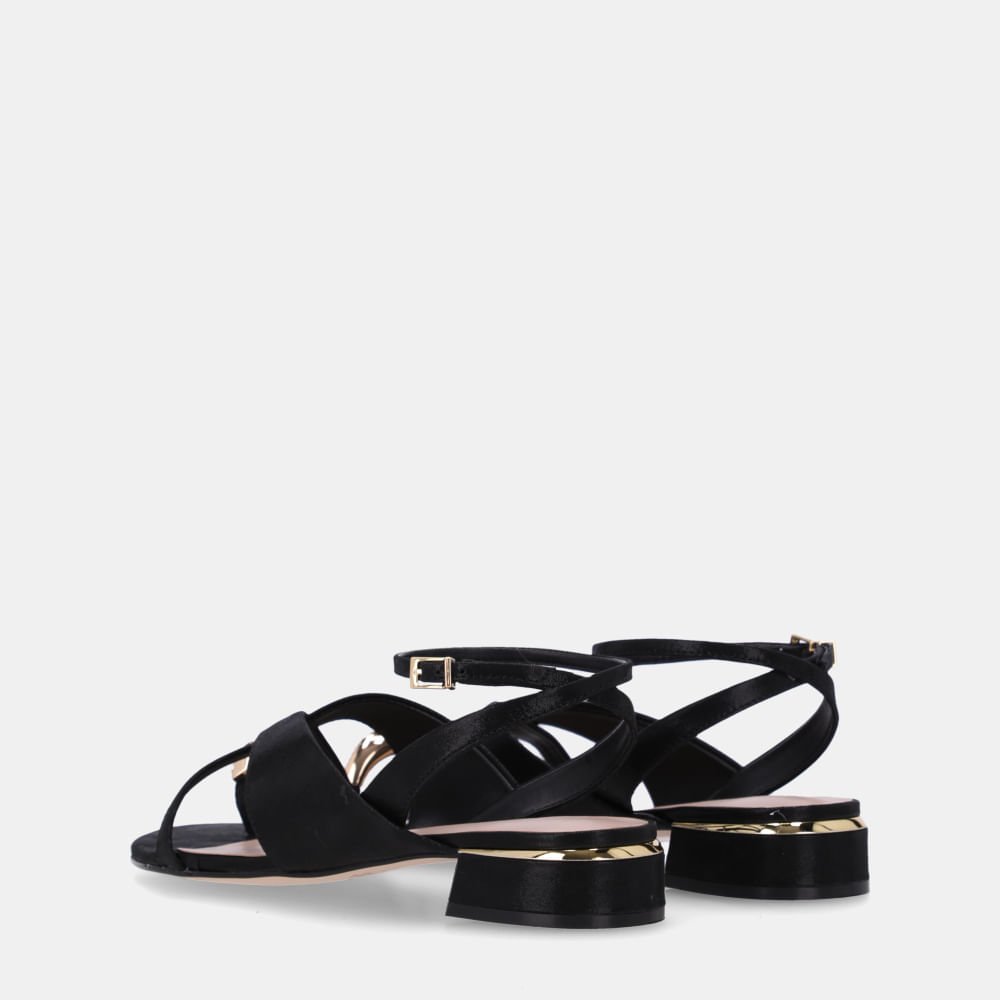 Sandália Rasteira Puntini Preto - 80910005 Preto 3