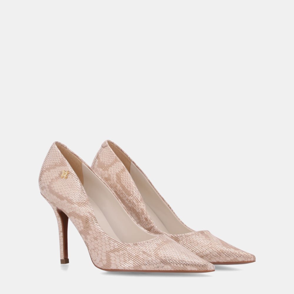 Scarpin Snake Ouro - 52951500 Ouro/Bege 3