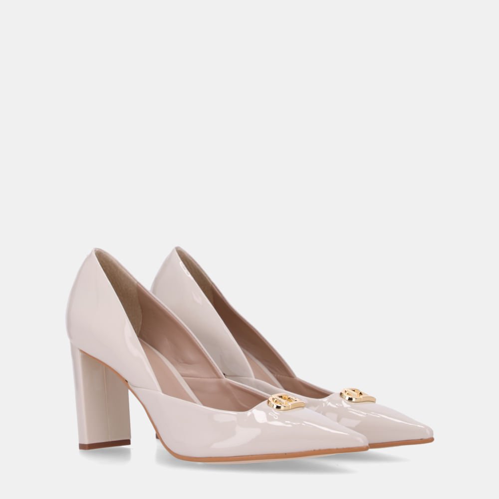 Scarpin Verniz Pu Panna/verniz Pu Panna - 80230035 Panna 2