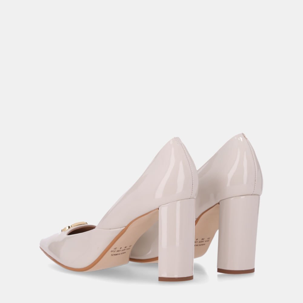 Scarpin Verniz Pu Panna/verniz Pu Panna - 80230035 Panna 3