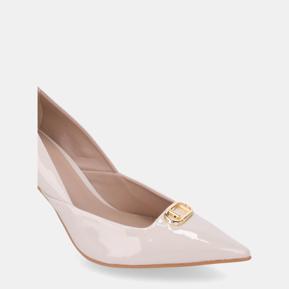 Scarpin Verniz Pu Panna/verniz Pu Panna - 80230035 Panna 4