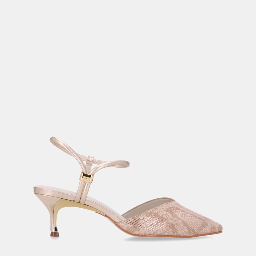Slingback Snake Ouro - 58060001