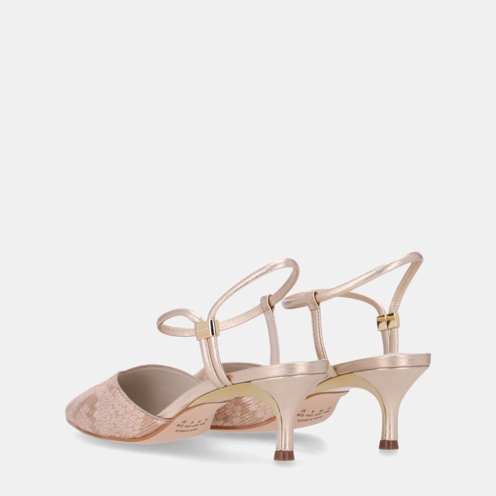 Slingback Snake Ouro - 58060001 Ouro 4
