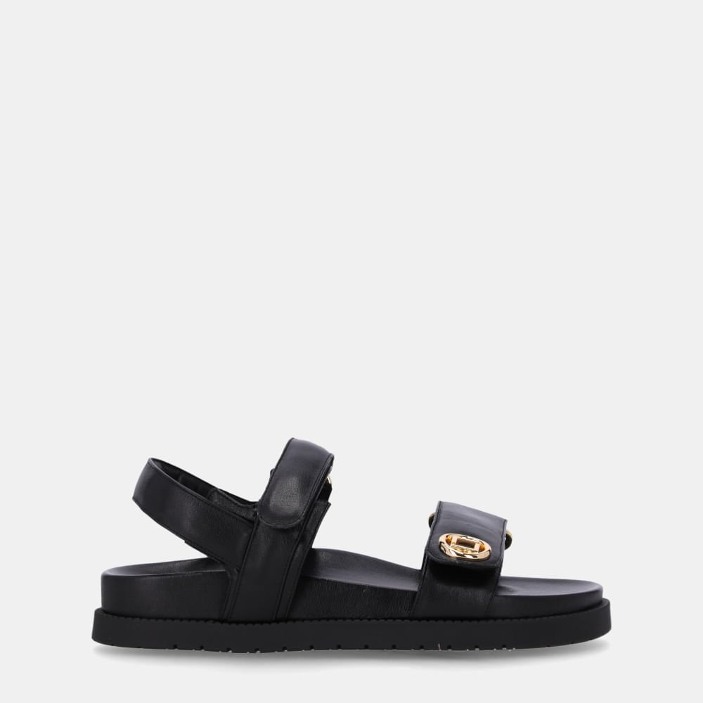Sandália Flatform Saara Preto - 80650007