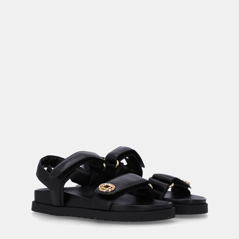 Sandália Flatform Saara Preto - 80650007 Preto 3