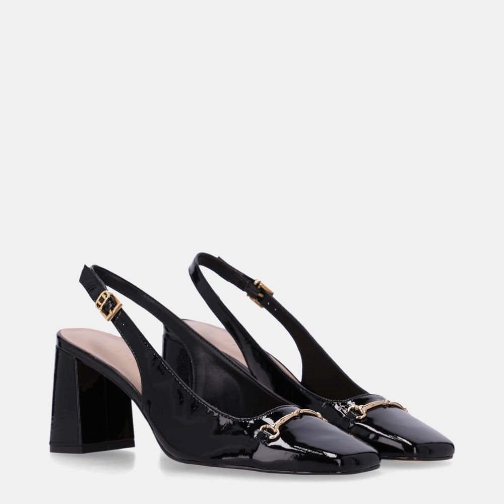 Slingback Verona Preto - 60990001 Preto 3