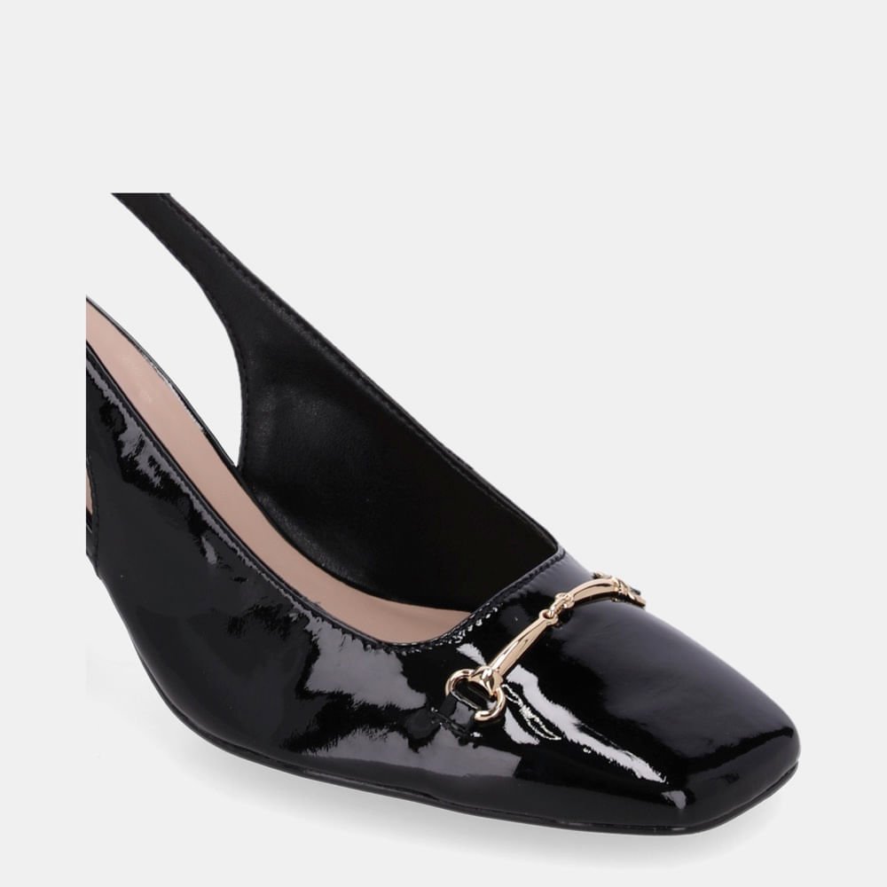 Slingback Verona Preto - 60990001 Preto 5