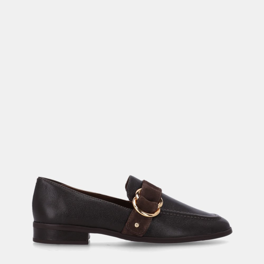 Loafer Atacama Cacau E Camurça Cacau - 60390022