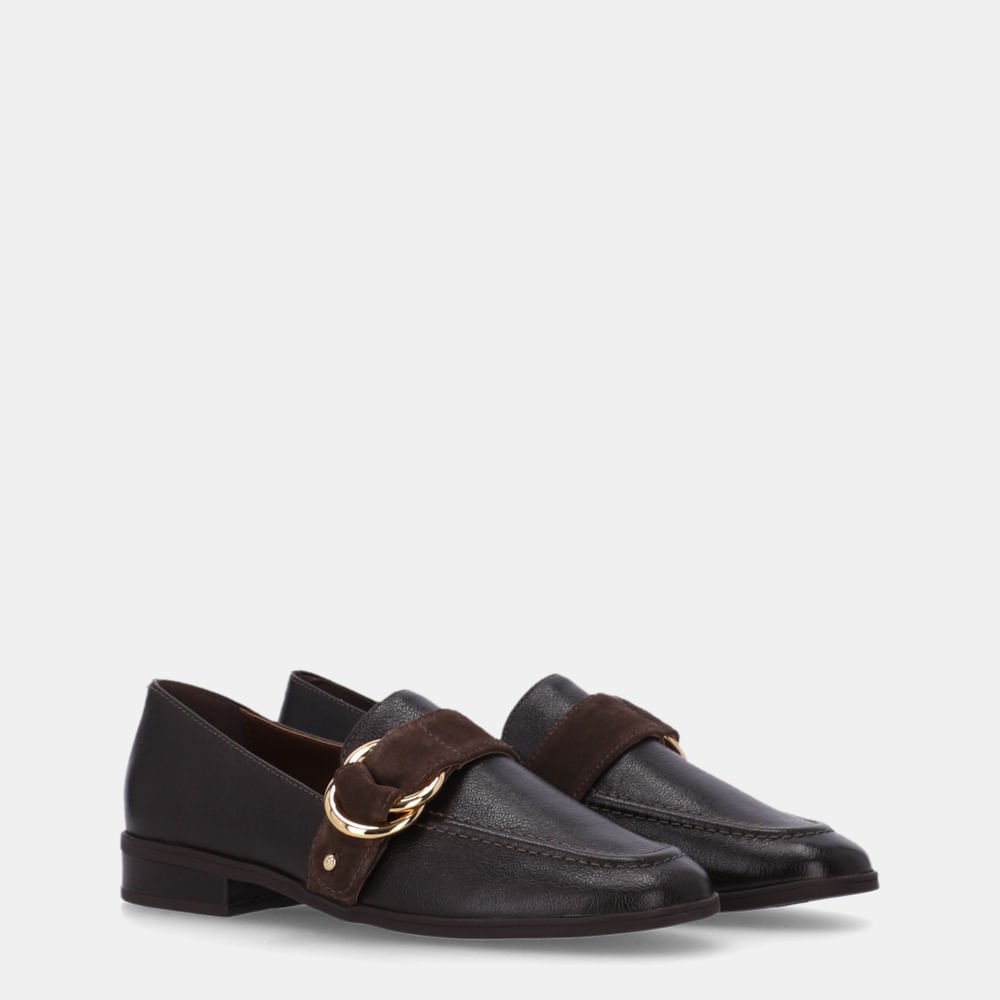 Loafer Atacama Cacau E Camurça Cacau - 60390022 Cacau 2