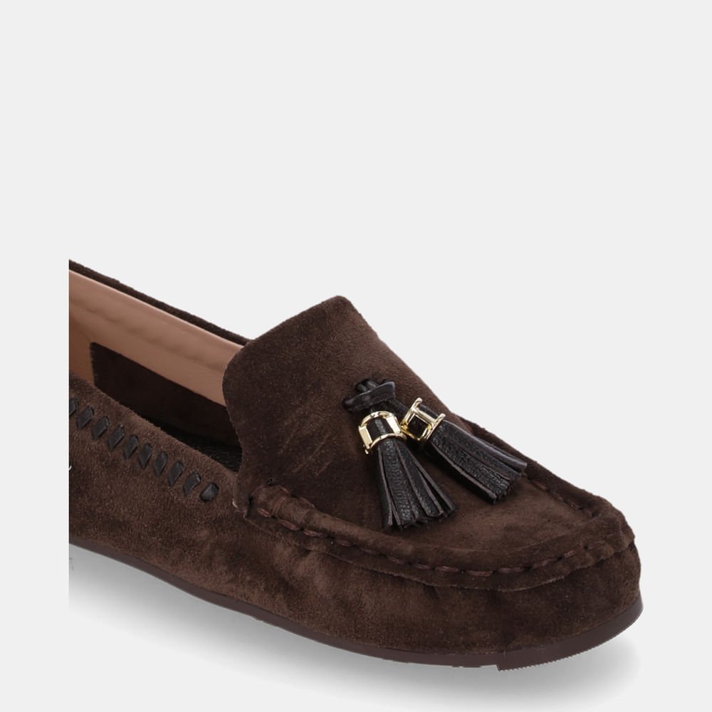 Mocassim Camurça Cacau - 60840005 Cacau 5