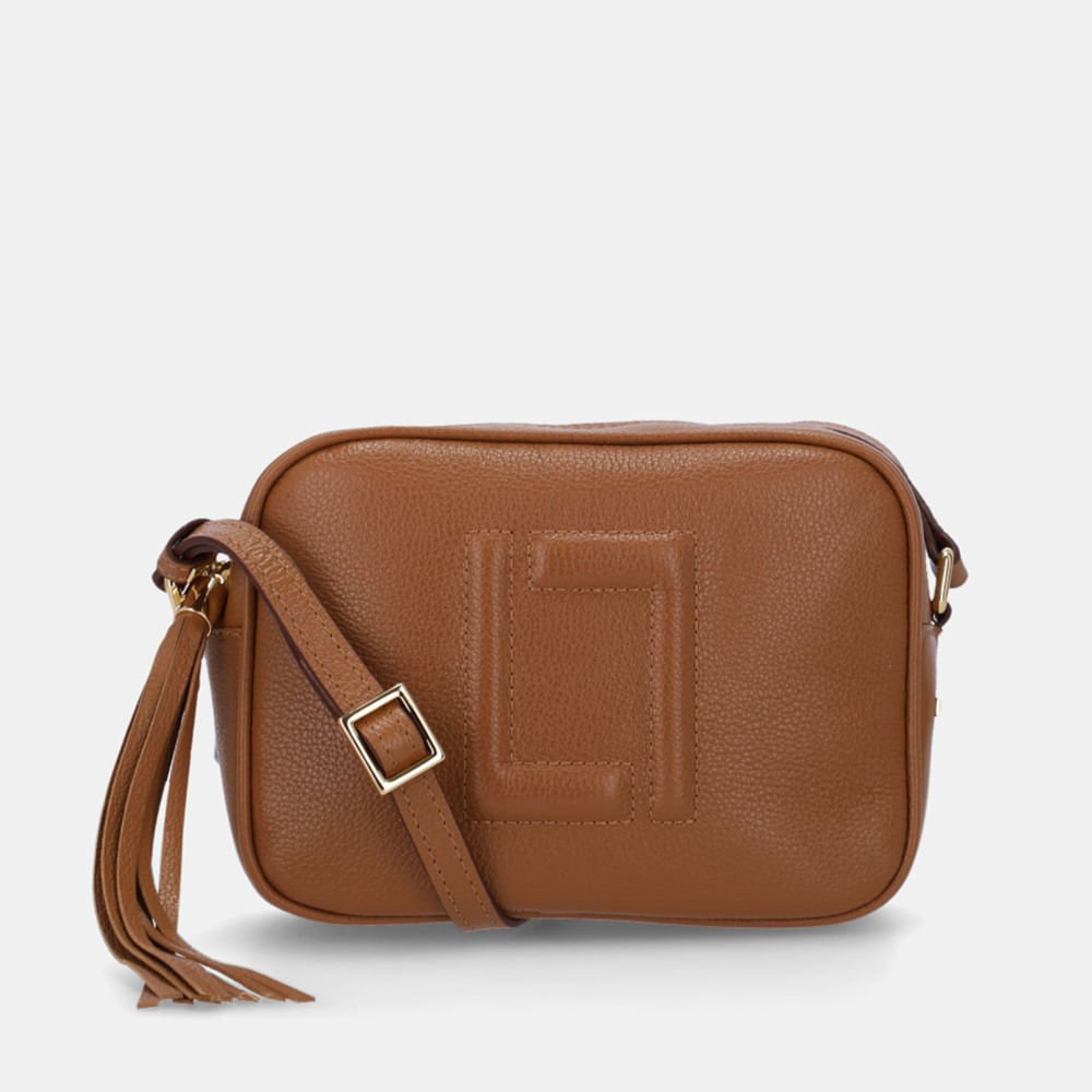 Bolsa Ellie Tiracolo Pequena New Ridge Amêndoa - 10004962