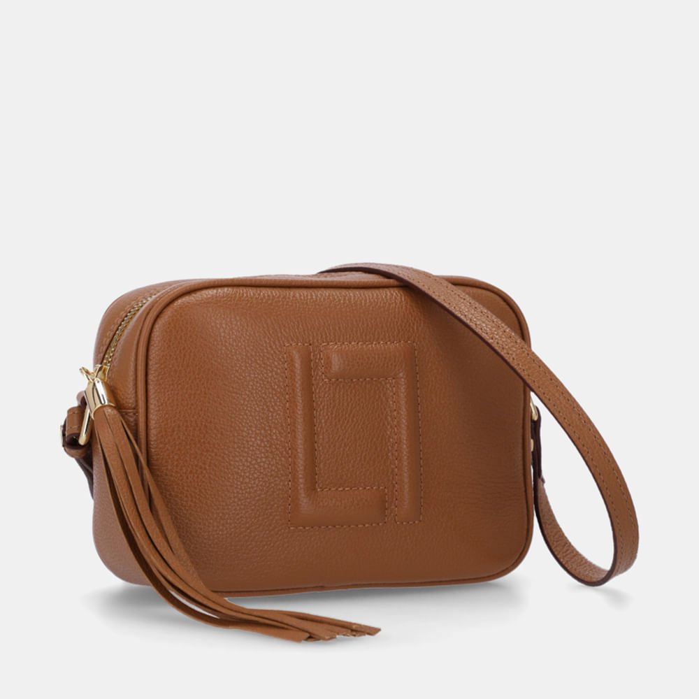 Bolsa Ellie Tiracolo Pequena New Ridge Amêndoa - 10004962 Amendoa 4