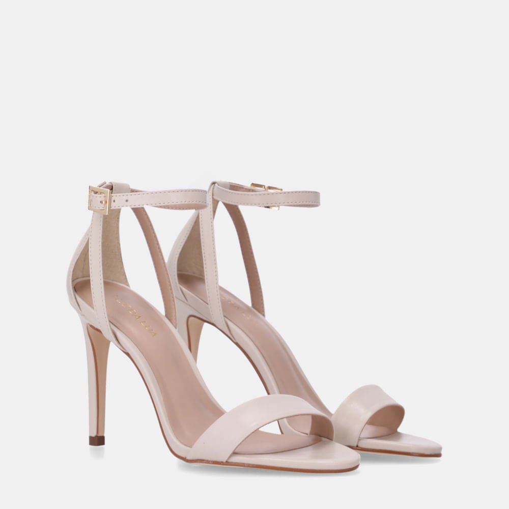 Sandália Salto Pelica Panna - 55822800 Panna 3