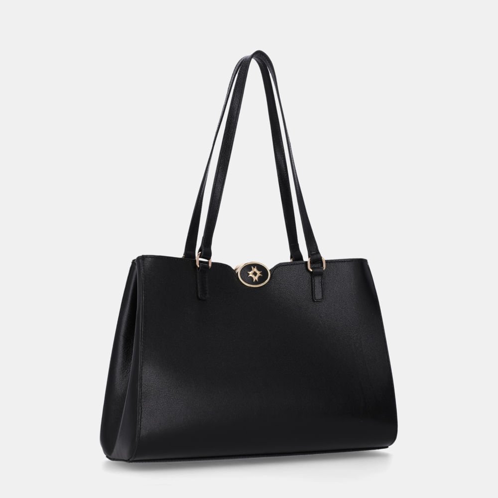 Bolsa Diana Shopping Grande Atacama Preto - 2000751 Preto 4
