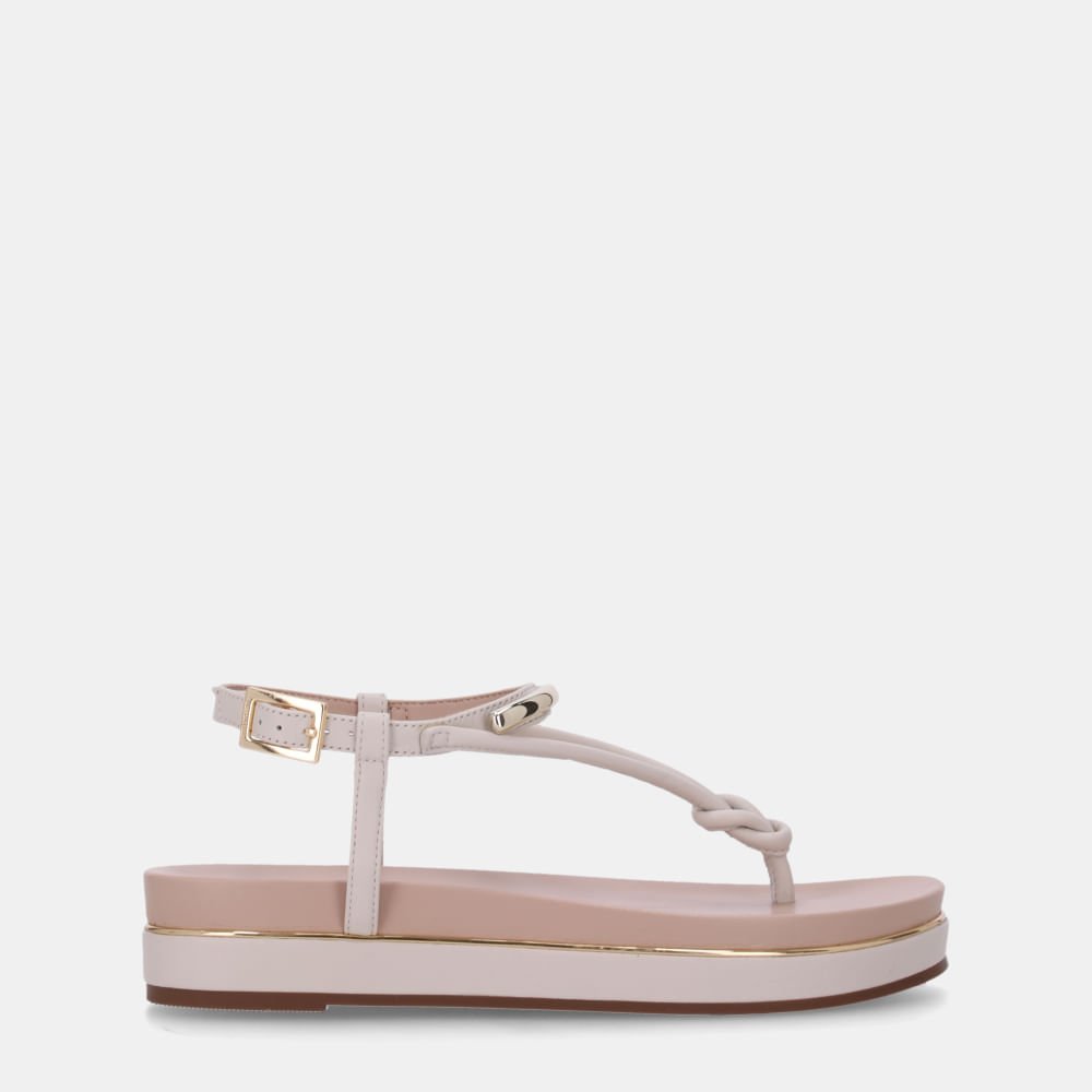 Sandália Flatform Saara Panna - 58890400