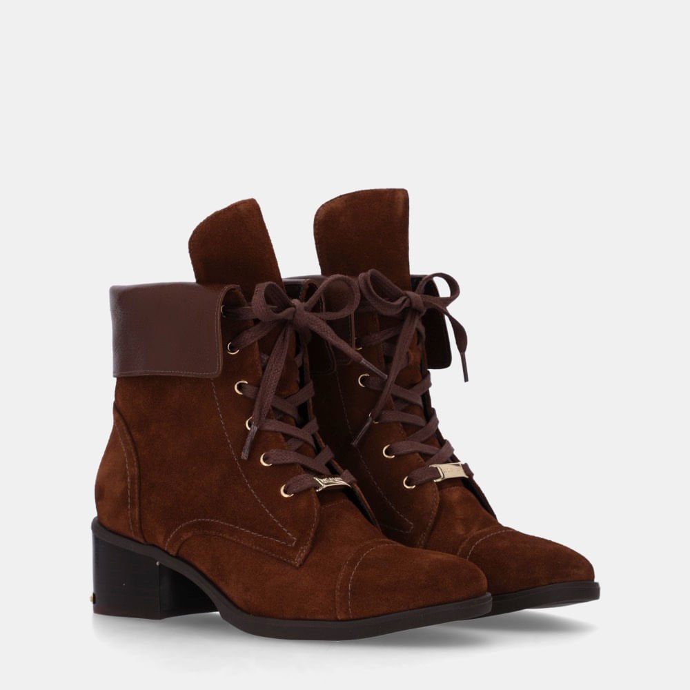 Bota Cano Curto Camurça Trufa - 55530300 Trufa 3