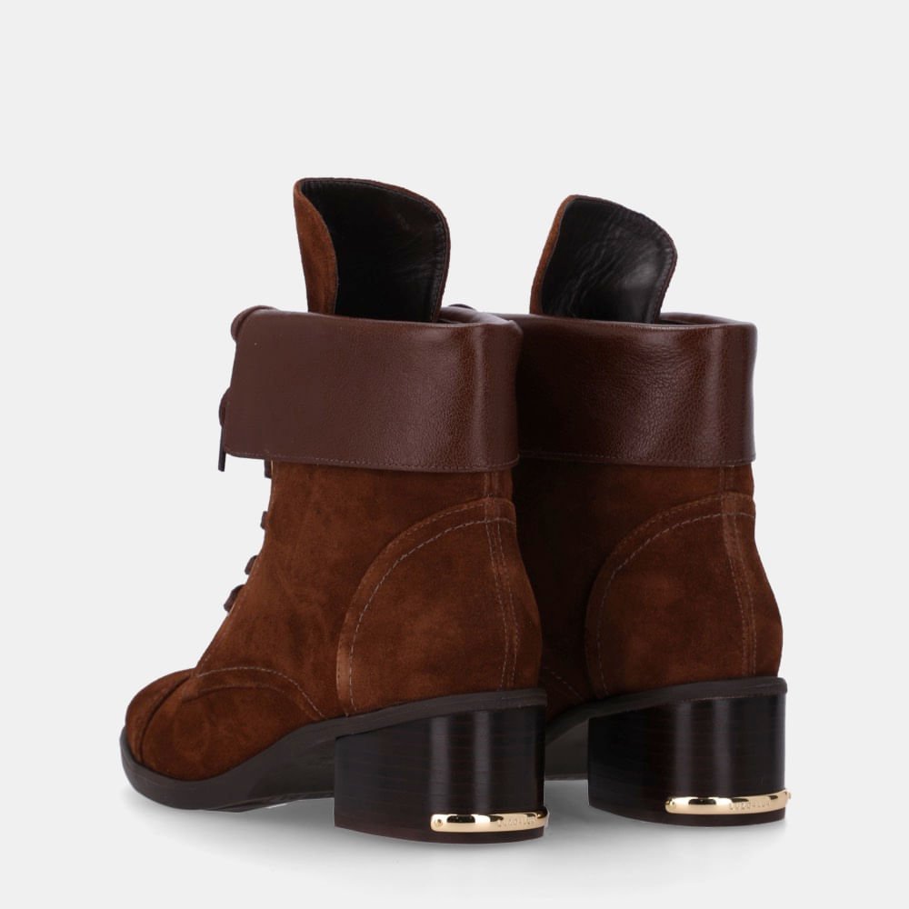 Bota Cano Curto Camurça Trufa - 55530300 Trufa 4