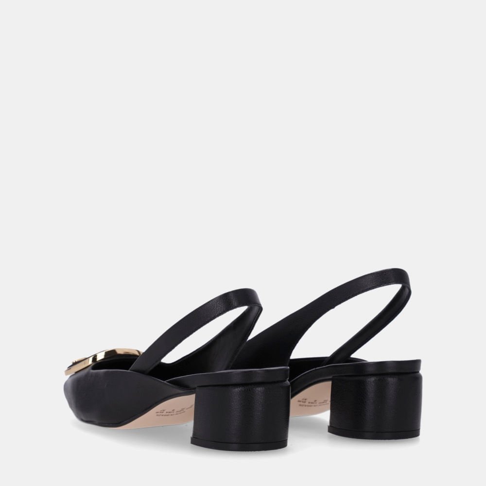 Slingback Saara Preto - 81080002 Preto 4