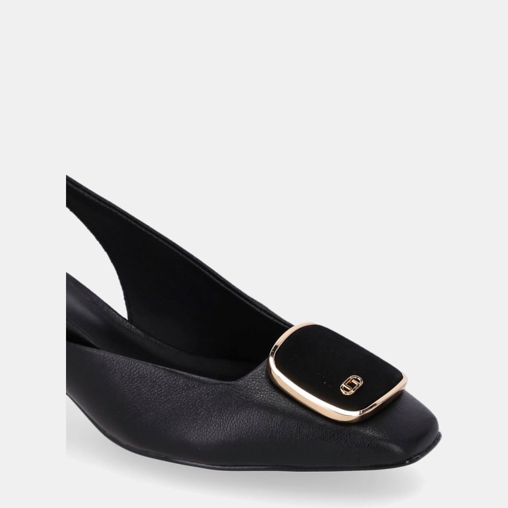 Slingback Saara Preto - 81080002 Preto 5