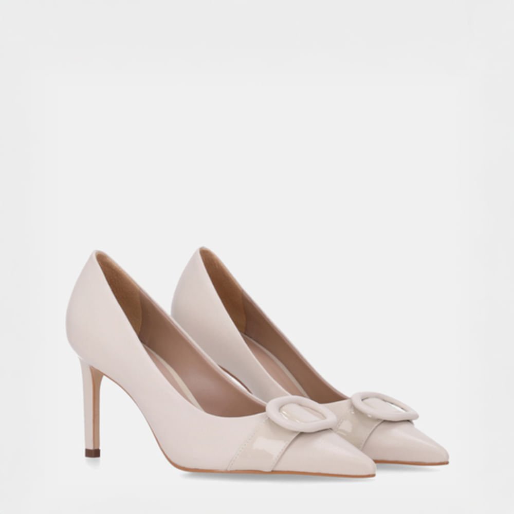 Scarpin Verona Panna Com Saara Panna - 80480036 Panna 3