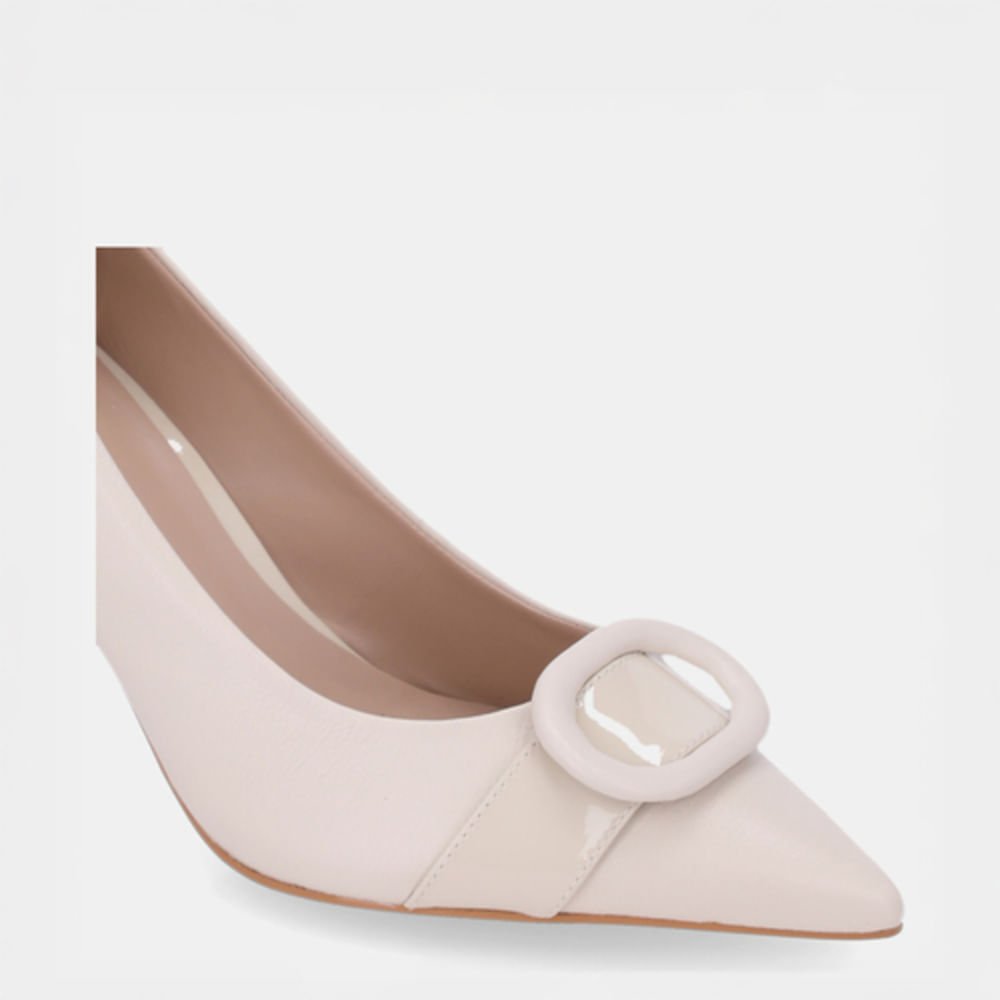 Scarpin Verona Panna Com Saara Panna - 80480036 Panna 5