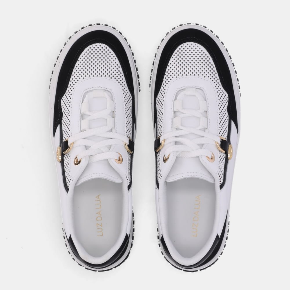 Tênis Cervo Preto - 80140034 Branco/Preto 4